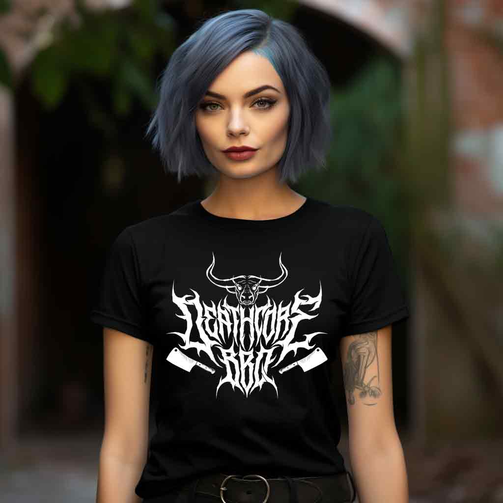 Deathcore BBQ Logo Black Short Sleeve Tee - PRICING INCLUDES TAX+SHIPPING